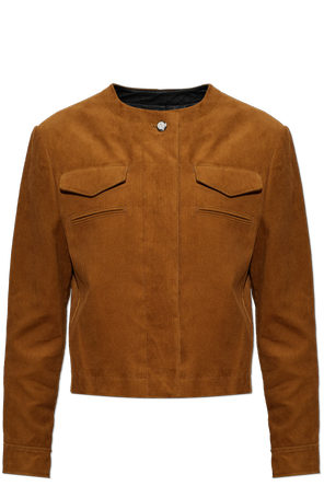 Corduroy jacket with pockets