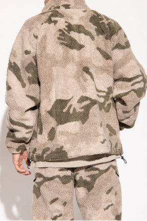 Fear Of God Essentials Fleece hoodie print with camo pattern