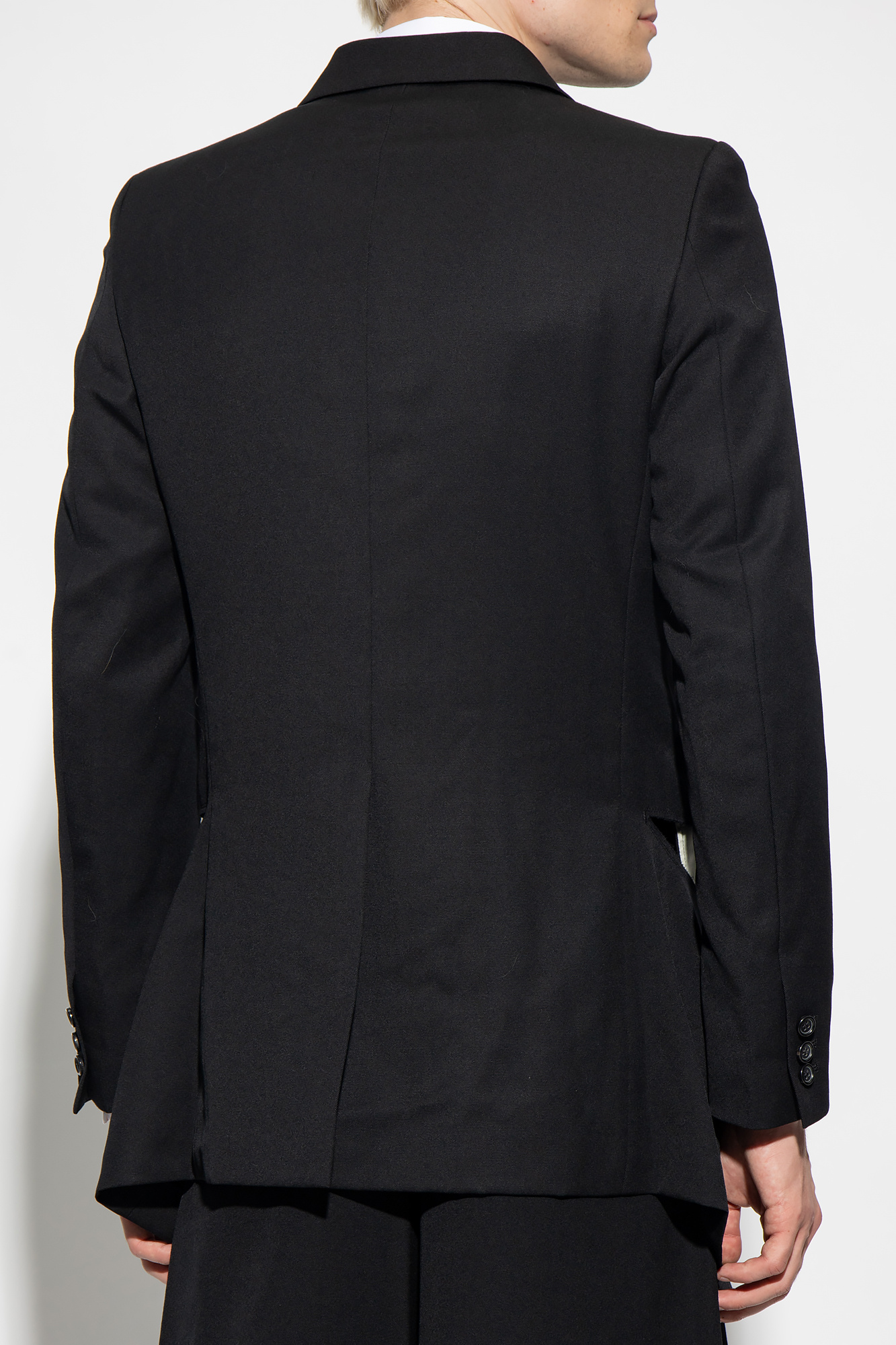 Comme des Garçons Black Blazer with worn effect
