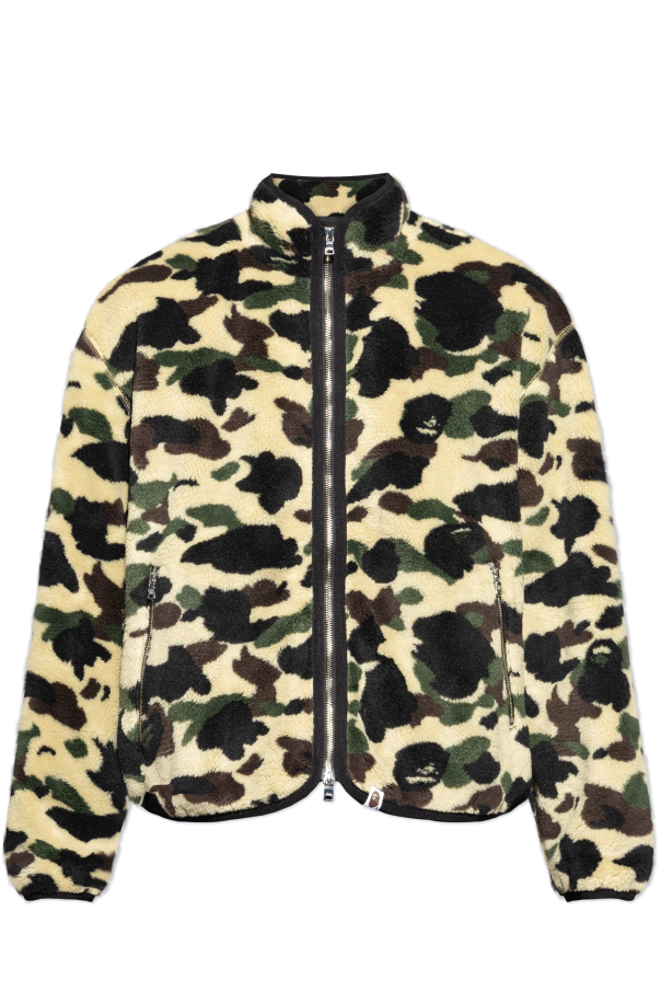 Fleece with camo pattern od A BATHING APE®