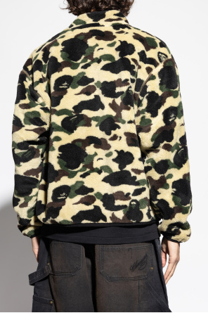 A BATHING APE® Fleece with camouflage pattern