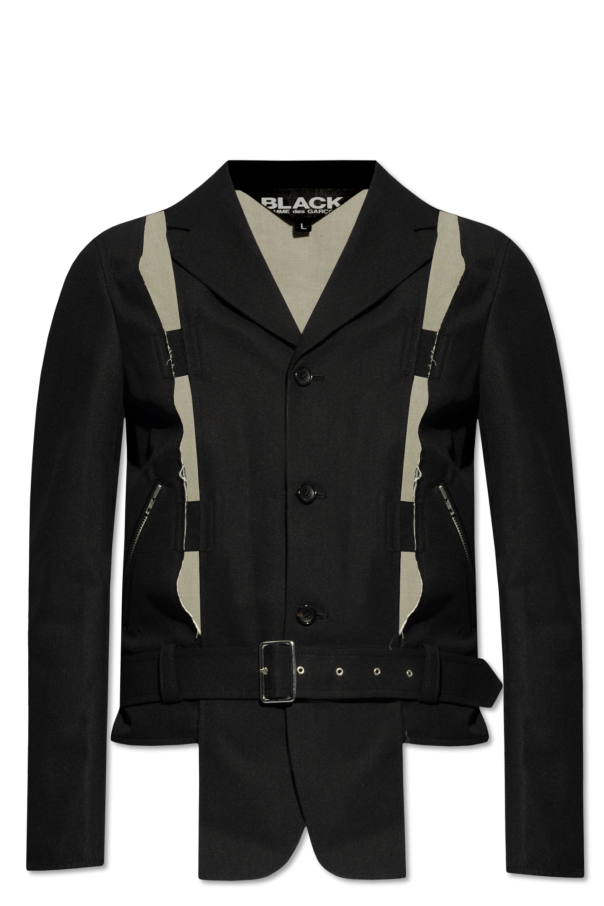 Comme des Garçons Black Jacket with blazer motif