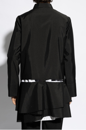 Comme des Garçons Black Blazer with standing collar