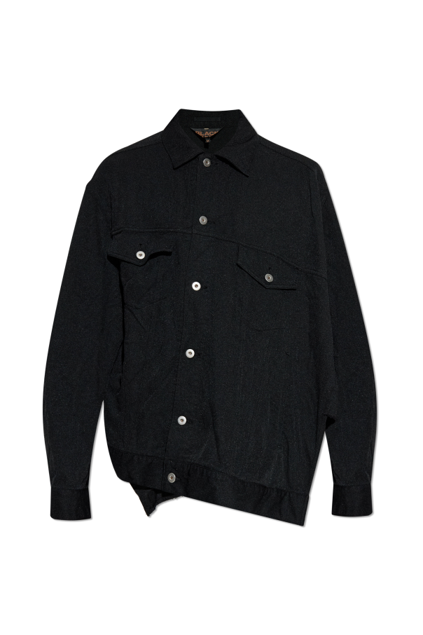 Jacket with a crinkled effect od Comme des Garçons Black
