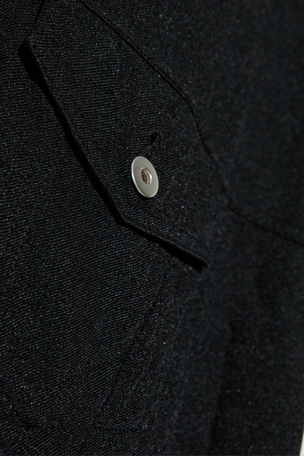 Comme des Garçons Black Chaqueta con efecto arrugado