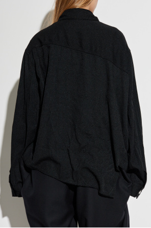 Comme des Garçons Black Chaqueta con efecto arrugado