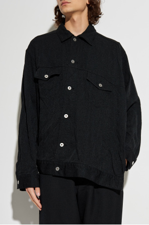 Comme des Garçons Black Chaqueta con efecto arrugado