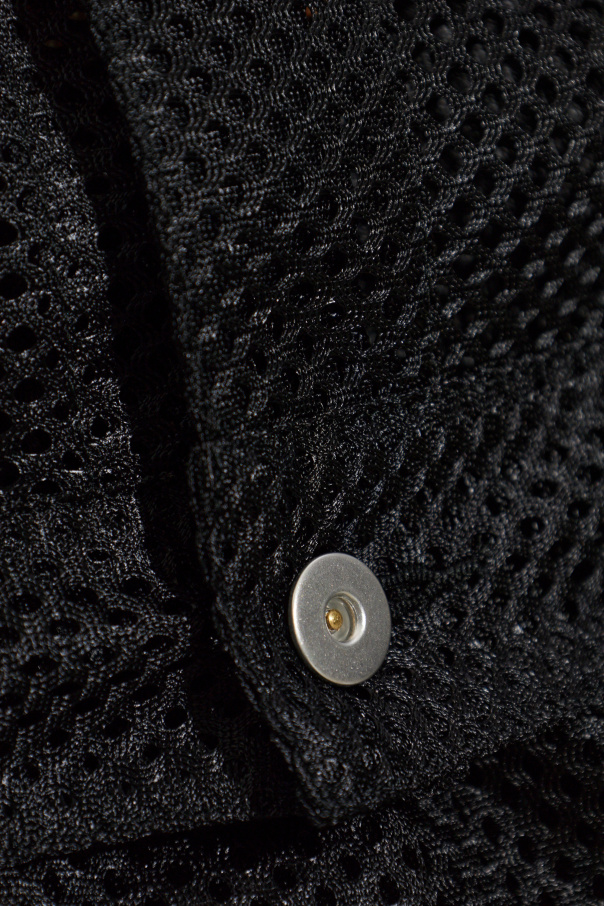 Comme des Garçons Black Transparent shirt with pockets
