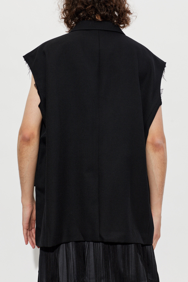 Comme des Garçons Black Wool vest