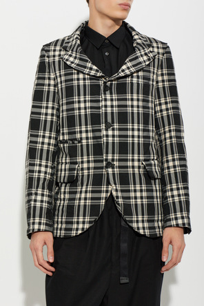 Comme des Garçons Black Americana con solapas abiertas