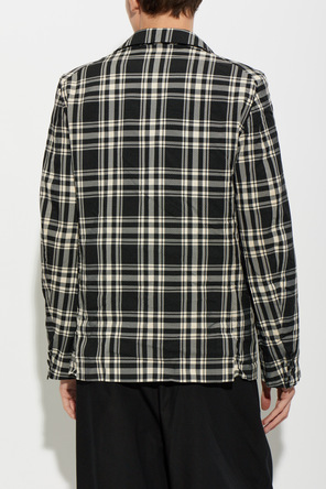 Comme des Garçons Black Americana con solapas abiertas
