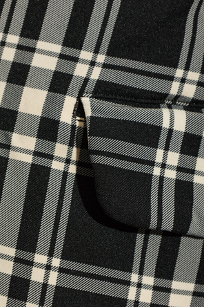 Comme des Garçons Black Americana con solapas abiertas