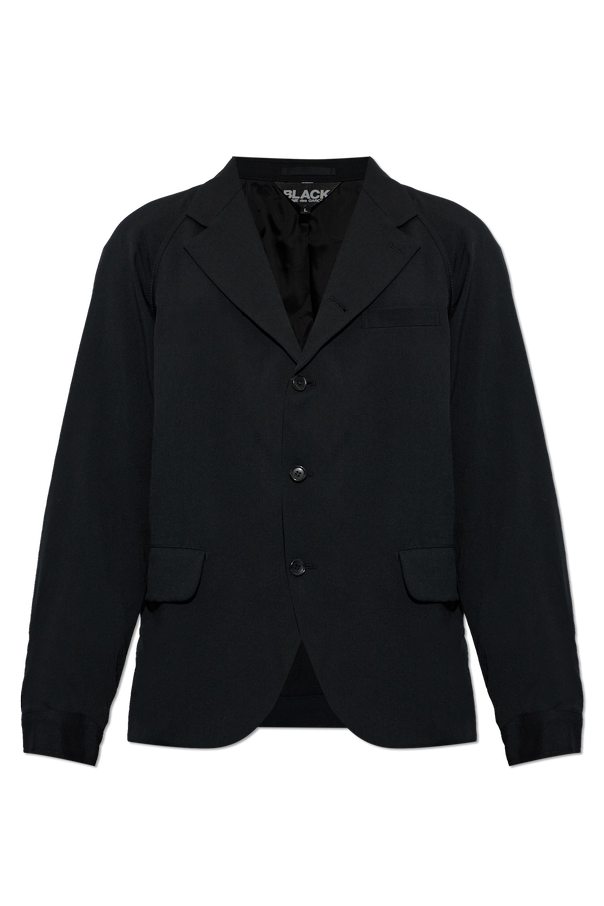 Wool jacket with open lapels od Comme des Garçons Black