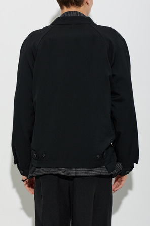 Comme des Garçons Black Wolljacke mit offenen Revers
