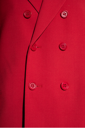Red VBS5ZM02 valentino Double-breasted blazer