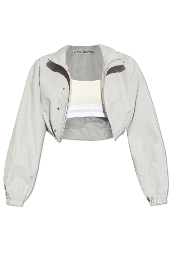 Alexander Wang Track jacket with sewn-in top