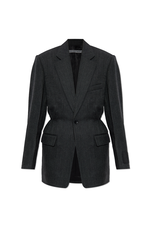 Blazer with elastic draping at the waist, zdjęcie 1 Blazer with elastic draping at the waist od Alexander Wang