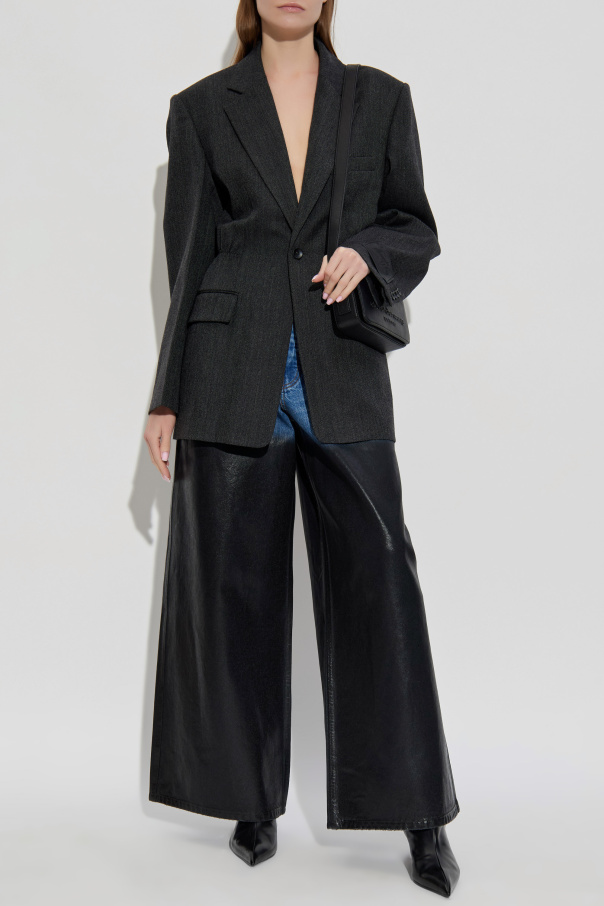 Alexander Wang Blazer with elastic draping at the waist