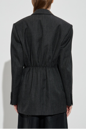 Alexander Wang Blazer with elastic draping at the waist