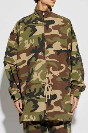 Fear Of God Essentials Jacket with camo print