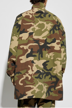 Fear Of God Essentials Jacket with camo print