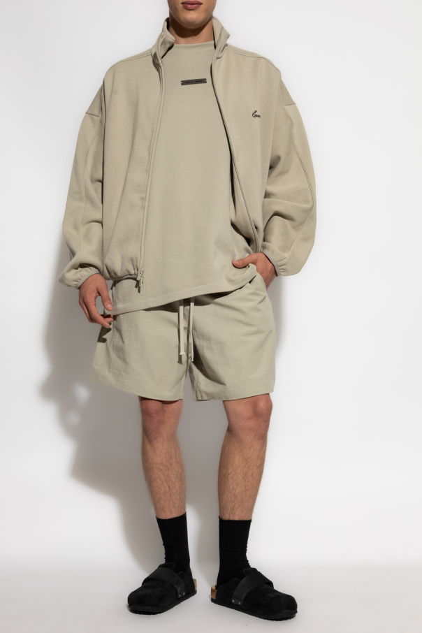 Fear Of God Essentials Sudadera con logo bordado