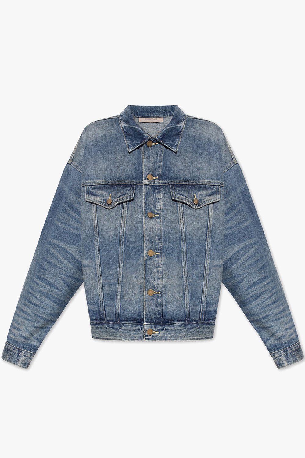 Fear Of God Essentials Denim jacket with logo