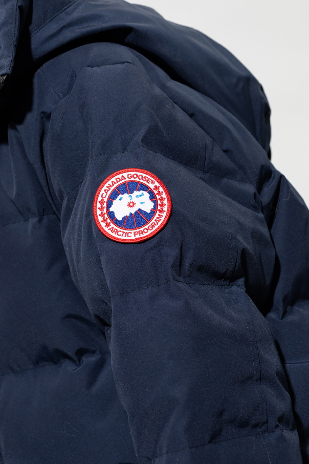 IetpShops Italy - Navy blue 'Carson' down jacket Canada Goose