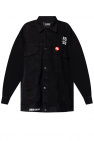Raf Simons BLACK Denim jacket with logo