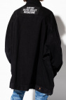 Raf Simons BLACK Denim jacket with logo