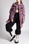 The Attico PURPLE Coat with logo