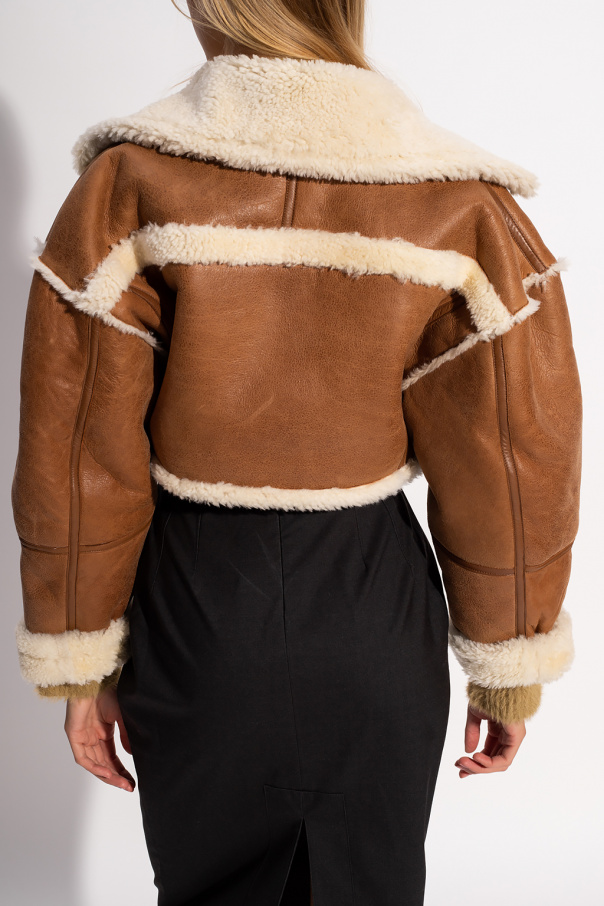 Jacquemus Cropped leather jacket | Women's Clothing | Vitkac
