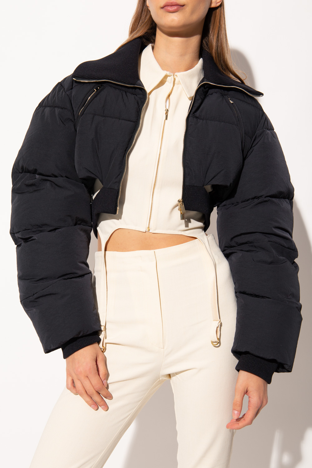 Jacquemus Cropped jacket with pockets