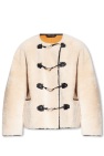 TOTEME cream Shearling jacket with pockets