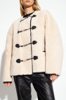 TOTEME cream Shearling jacket with pockets