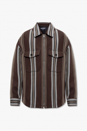 Chloé checked shirt-style coat Brown