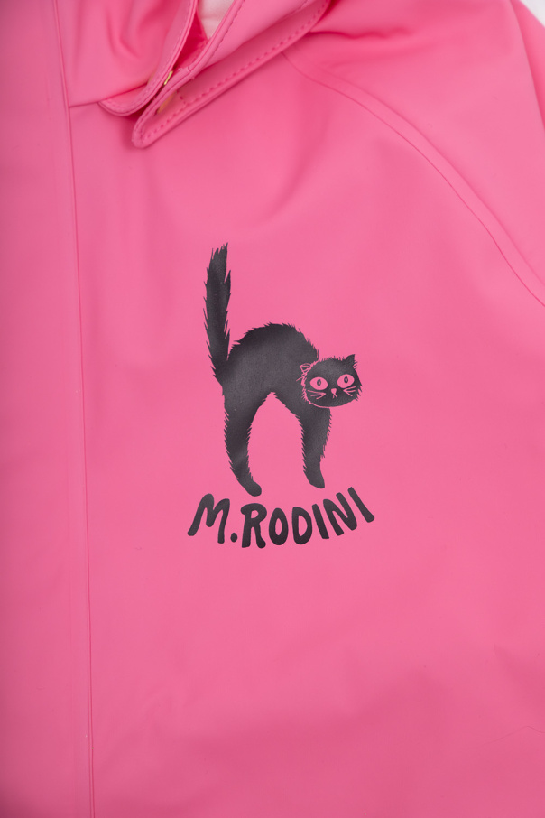 Mini Rodini Kids Dark Beige Hoodie With Msgm Active Logo Box