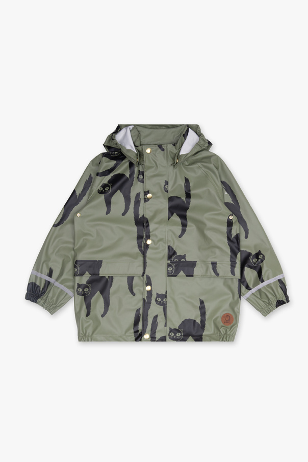 Mini Rodini jacket Academy with animal motif