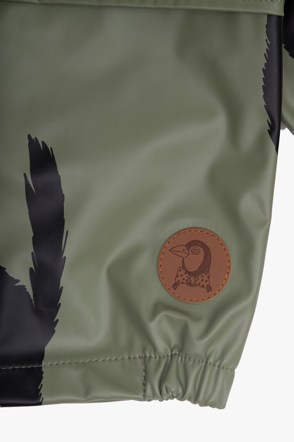 Mini Rodini jacket Academy with animal motif