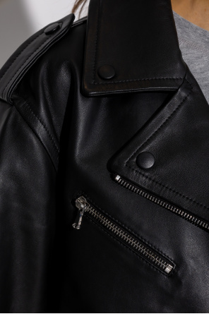 Yves Winetasting salomon Leather jacket