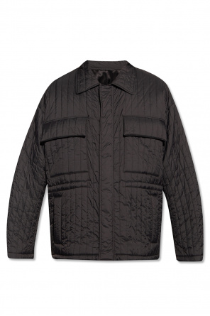 Emporio Armani patterned blouson jacket Schwarz