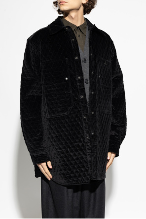 Vivienne Westwood Velvet jacket with a logo-shaped appliqué