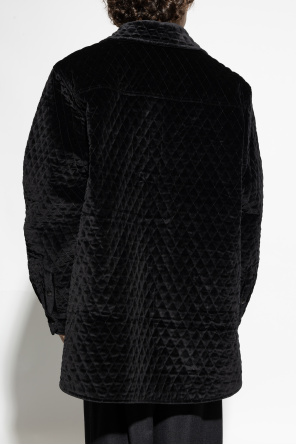 Vivienne Westwood Velvet jacket with a logo-shaped appliqué