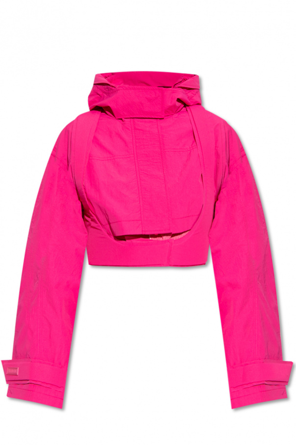 Jacquemus ‘Fresa’ crop jacket Ground w/ detachable vest