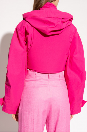 Jacquemus ‘Fresa’ crop jacket Ground w/ detachable vest