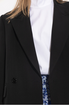 Blanca Vita long-sleeved cotton shirt Double-breasted blazer