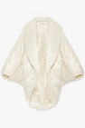 layered contrasting-stitch denim jacket