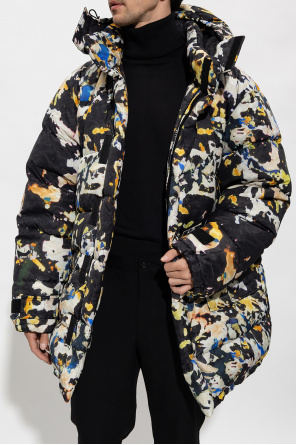Dries Van Noten Down stet jacket with detachable hood