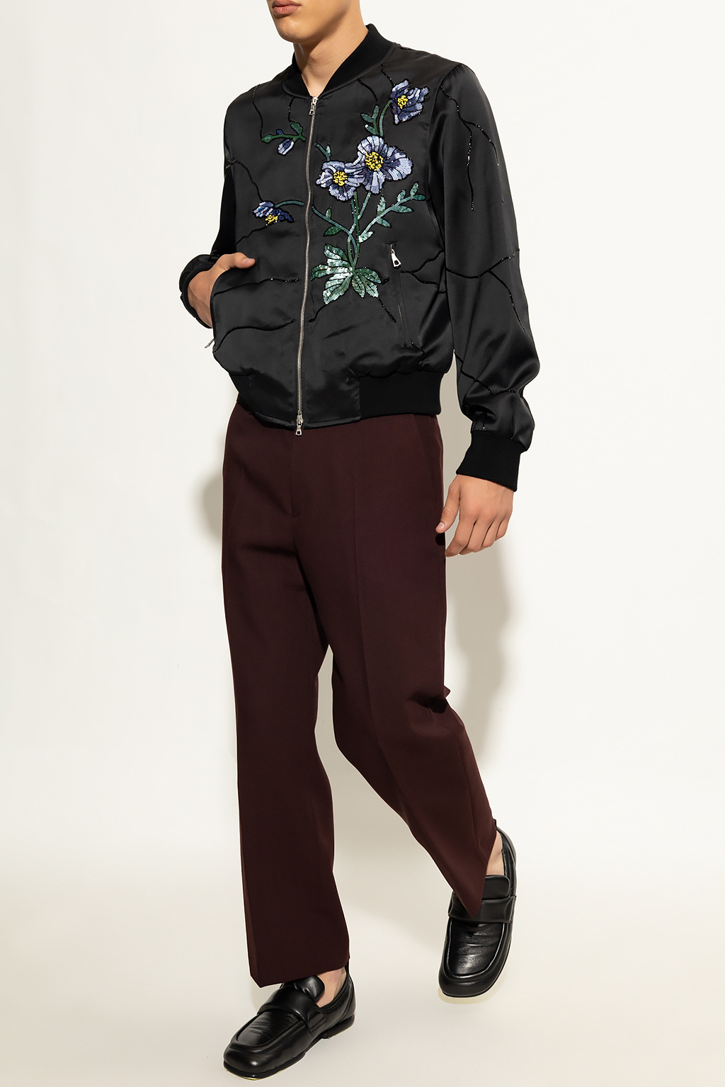 Le Hoodie Argyle Bomber jacket