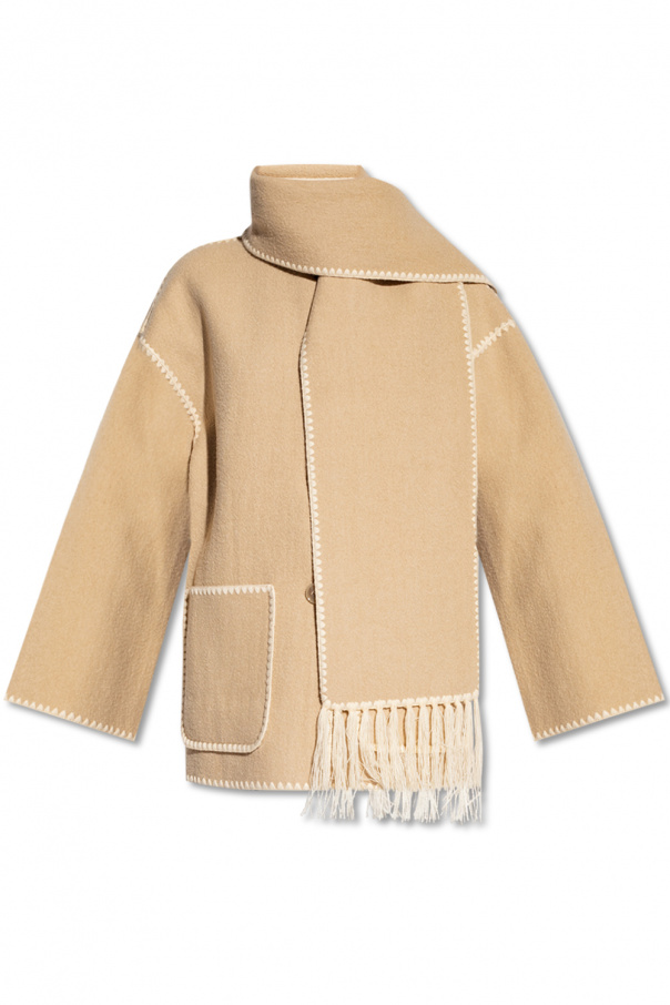 TOTEME Wool jacket with scarf